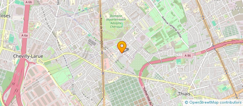 localisation de l'entreprise ASSOCIATION JEUNES SPORT ET LOISIR DU MOULIN VERT (AJSL) à VITRY-SUR-SEINE