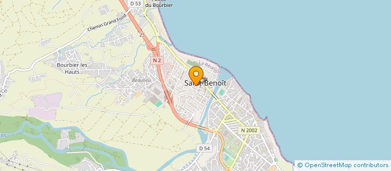 localisation de l'entreprise ASSOCIATION JEUNES SPORTIFS ET CULTURELS 470 à SAINT-BENOIT