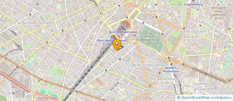 localisation de l'entreprise ASSOCIATION JEUNES VERCINGETORIX  PARIS