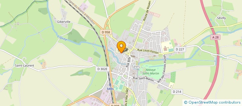localisation de l'entreprise ASSOCIATION JEUNES VIVANTS à SEES
