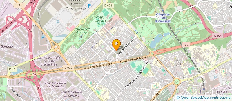 localisation de l'entreprise ASSOCIATION JEUNESSE AULNAYSIENNE à AULNAY-SOUS-BOIS