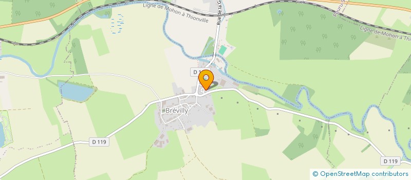 localisation de l'entreprise ASSOCIATION JEUNESSE DE BREVILLY  BREVILLY