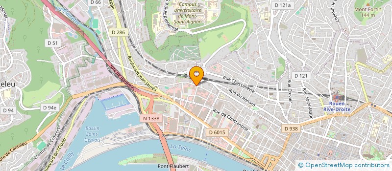 localisation de l'entreprise ASSOCIATION JEUNESSE DE L'OUEST ROUENNAIS à ROUEN