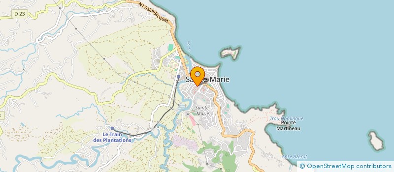 localisation de l'entreprise ASSOCIATION JEUNESSE EMPLOI MATNIK (A.J.E.M.) à SAINTE-MARIE