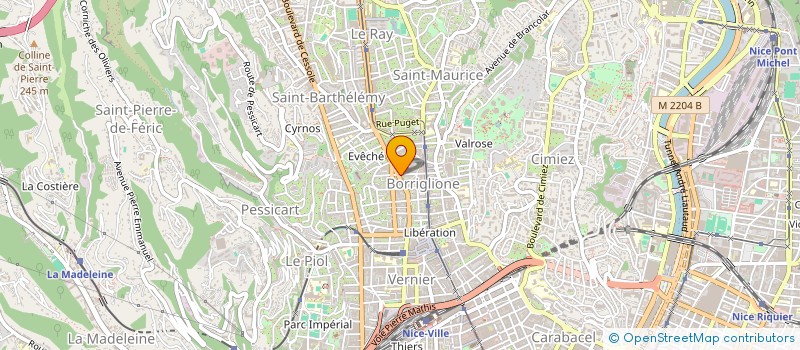 localisation de l'entreprise ASSOCIATION JEUNESSE ET AVENIR à NICE