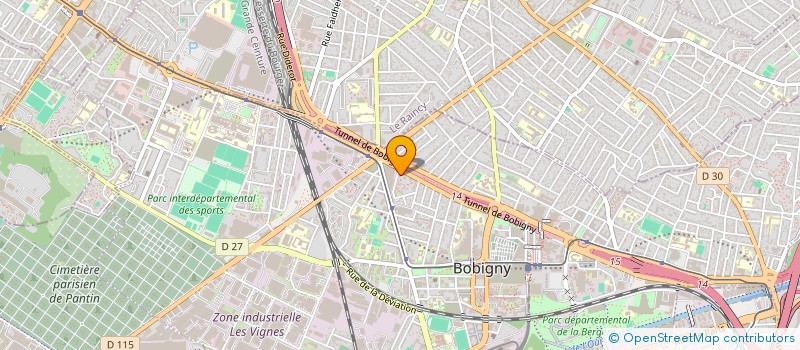 localisation de l'entreprise ASSOCIATION JEUNESSE ET AVENIR à BOBIGNY