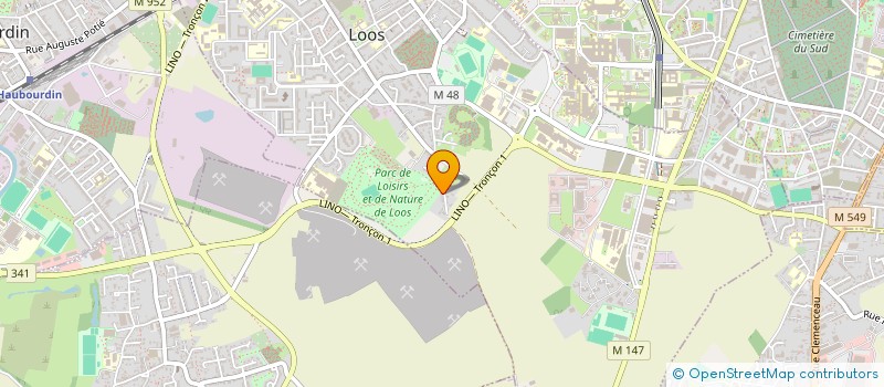 localisation de l'entreprise ASSOCIATION JEUNESSE ET FAMILLE  MONS-EN-BARUL