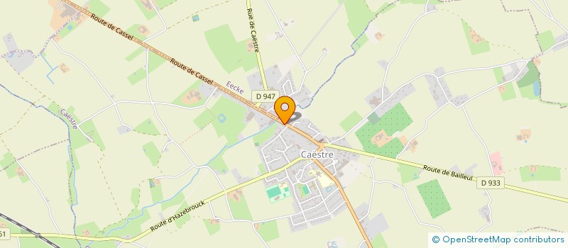 localisation de l'entreprise ASSOCIATION JEUNESSE ET LOISIRS CAESTRE BASKET  CAESTRE