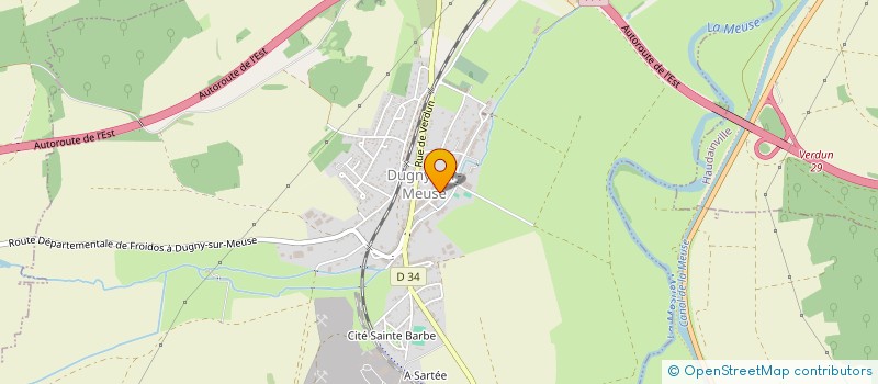 localisation de l'entreprise ASSOCIATION JEUNESSE ET LOISIRS DE DUGNY à DUGNY-SUR-MEUSE