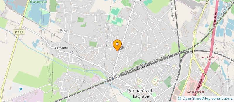 localisation de l'entreprise ASSOCIATION JEUNESSE ET SANTE POUR TOUS SANS FRONTIERES à AMBARES-ET-LAGRAVE