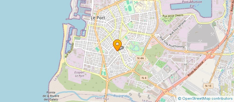 localisation de l'entreprise ASSOCIATION JEUNESSE ET SPORTS (AS JS) à LE PORT