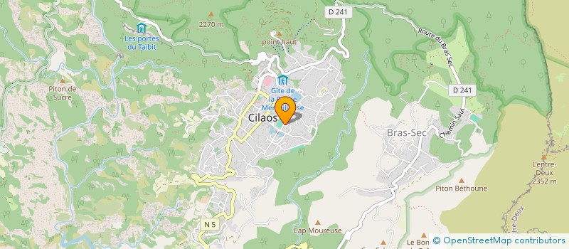 localisation de l'entreprise ASSOCIATION JEUNESSE FAMILLE DE CILAOS à CILAOS