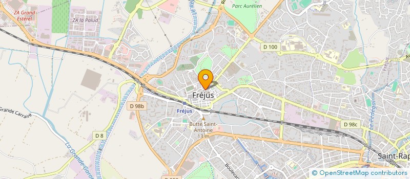 localisation de l'entreprise ASSOCIATION JEUNESSE INFORMATION  FREJUS