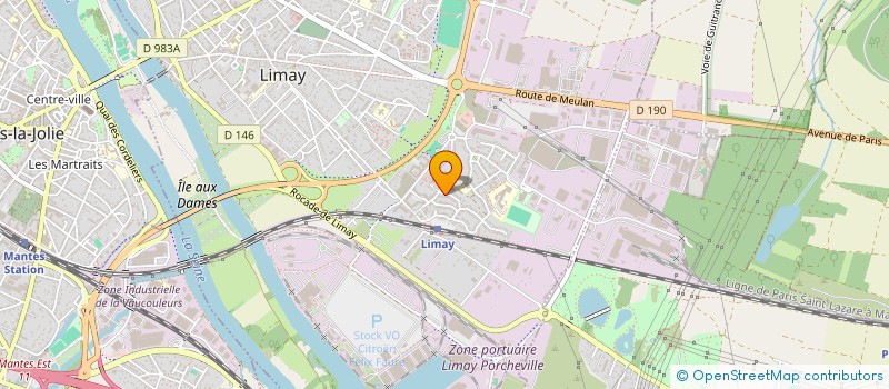 localisation de l'entreprise ASSOCIATION JEUNESSE LIMAYENNE  LIMAY