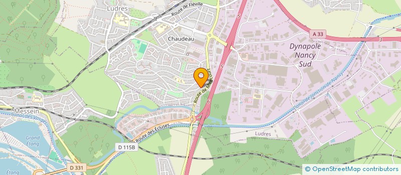 localisation de l'entreprise ASSOCIATION JEUNESSE RENE II FOOTBALL  LUDRES