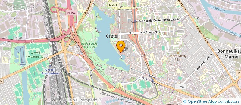 localisation de l'entreprise ASSOCIATION JEUNESSE SANTE ET SOLIDARITE  CRETEIL