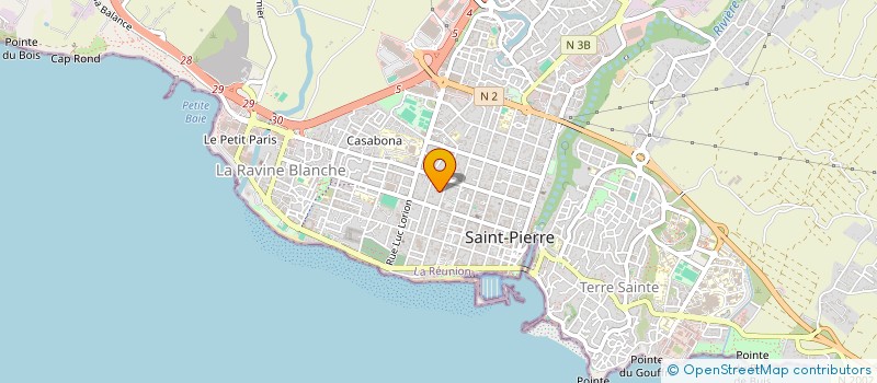 localisation de l'entreprise ASSOCIATION JEUNESSE SOLIDAIRE à SAINT-PIERRE