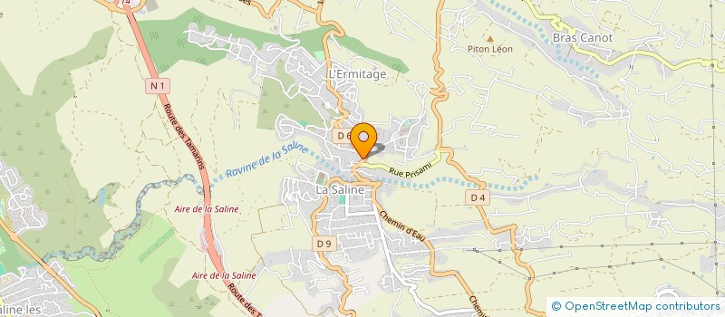 localisation de l'entreprise ASSOCIATION JEUNESSE SPORTIVE DE L'OUEST à SAINT-PAUL