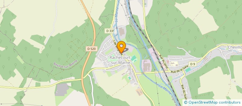 localisation de l'entreprise ASSOCIATION JEUNESSE SPORTIVE RACHECOURTOISE à RACHECOURT-SUR-MARNE