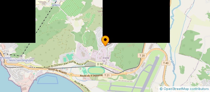 localisation de l'entreprise ASSOCIATION JEUNESSE SPORTIVE VAZZIO  AJACCIO