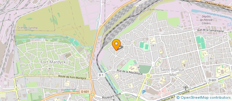 localisation de l'entreprise ASSOCIATION JEUX DE LETTRES à DUNKERQUE