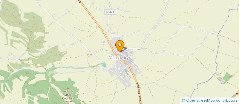 localisation de l'entreprise ASSOCIATION JEUX ET PASSIONS  VILLASAVARY