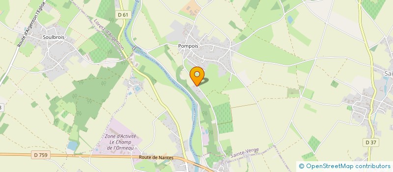 localisation de l'entreprise ASSOCIATION JEWELLERS  SAINTE-VERGE