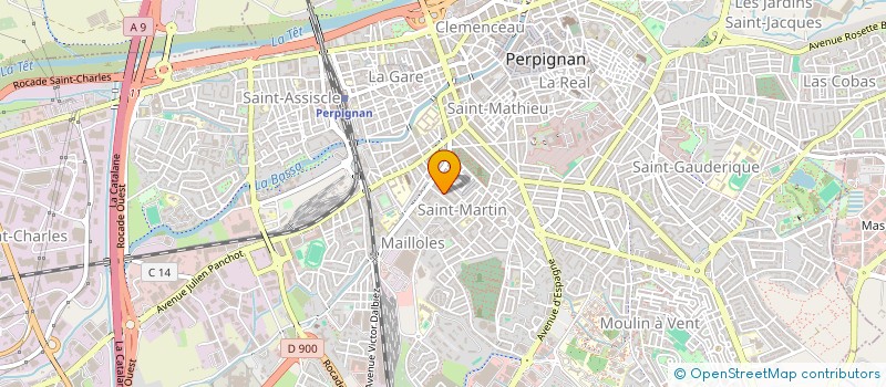 localisation de l'entreprise ASSOCIATION JHKM à PERPIGNAN