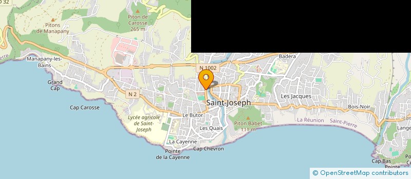 localisation de l'entreprise ASSOCIATION JILIB à SAINT-JOSEPH