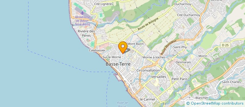 localisation de l'entreprise ASSOCIATION JIPE F'AWT à BASSE-TERRE