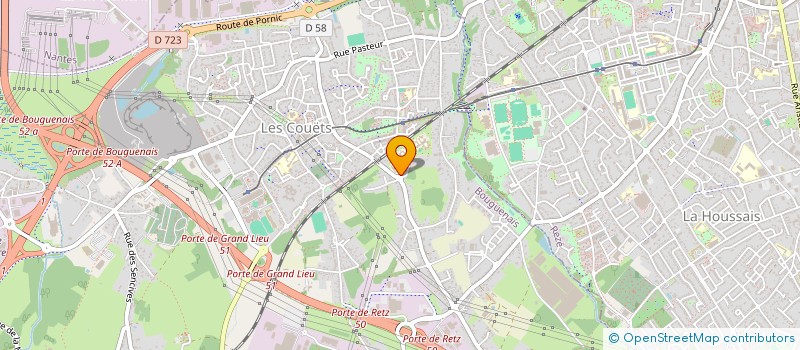 localisation de l'entreprise ASSOCIATION JOIE ET DETENTE à BOUGUENAIS