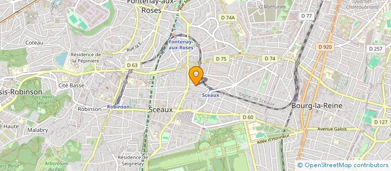 localisation de l'entreprise ASSOCIATION JOIE ET SANTE à SCEAUX