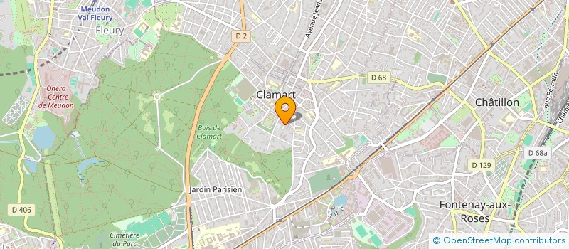 localisation de l'entreprise ASSOCIATION JONQUILLES ET COLIBRIS  CLAMART