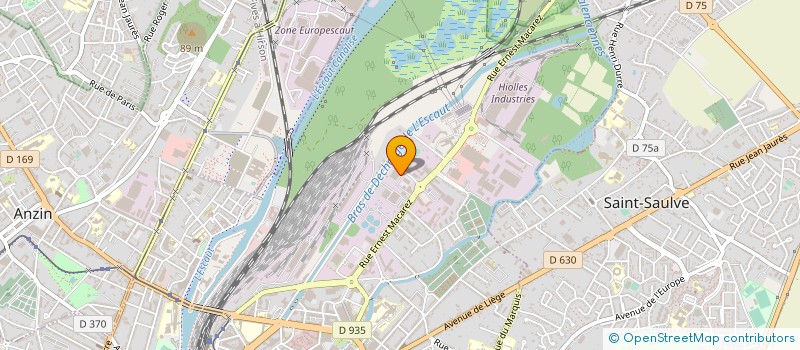 localisation de l'entreprise ASSOCIATION JORKYBALL VALENCIENNES  VALENCIENNES