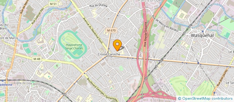 localisation de l'entreprise ASSOCIATION JOUEURS PAR CORRESPONDANCE à MARCQ-EN-BARŒUL