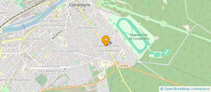 localisation de l'entreprise ASSOCIATION JOURDAIN - DERVIN à COMPIEGNE