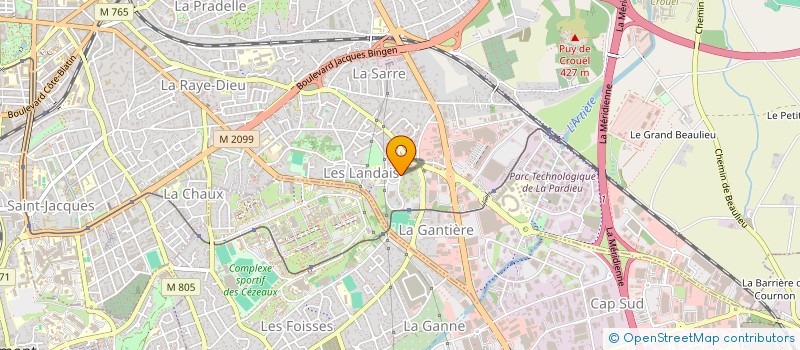 localisation de l'entreprise ASSOCIATION JOURNAL FONTAINE DU BAC  CLERMONT FERRAND