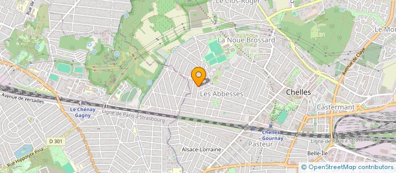 localisation de l'entreprise ASSOCIATION JOURNAL REPLIK  CHELLES