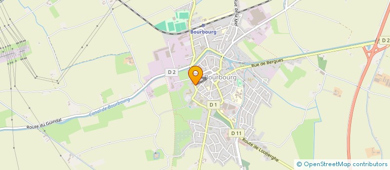 localisation de l'entreprise ASSOCIATION JOYEUX TOURISTES  BOURBOURG