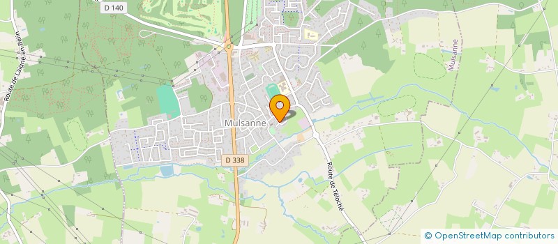 localisation de l'entreprise ASSOCIATION JR LECA  MULSANNE