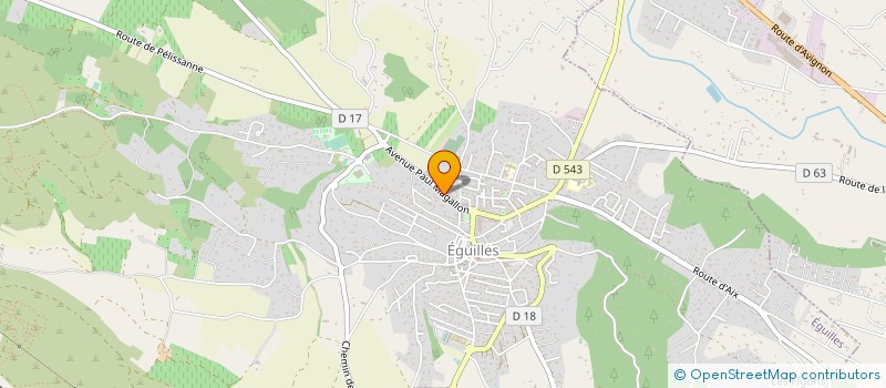 localisation de l'entreprise ASSOCIATION JUDO CLUB D'EGUILLES  EGUILLES