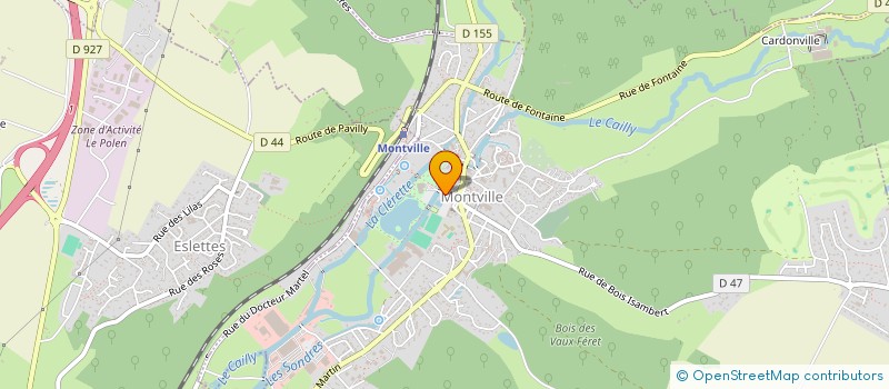 localisation de l'entreprise ASSOCIATION JUDO CLUB DE MONTVILLE  MONTVILLE