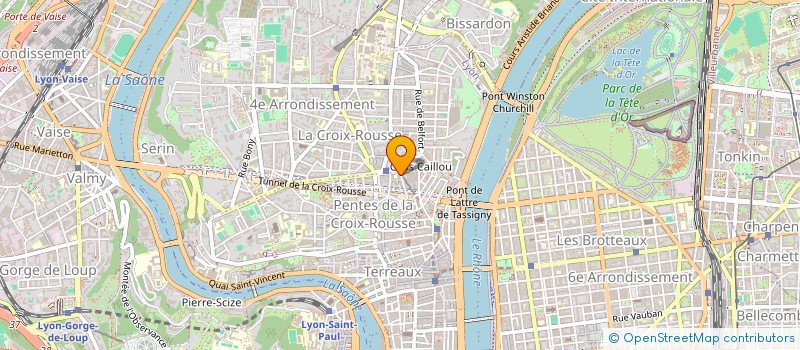 localisation de l'entreprise ASSOCIATION JUDO LYON 1 à LYON