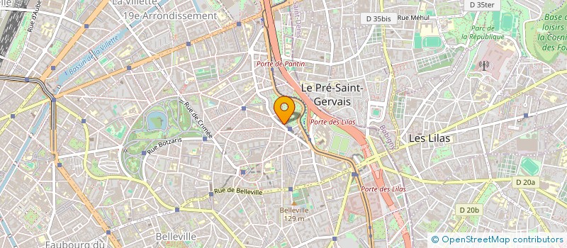 localisation de l'entreprise ASSOCIATION JULES EMMANUEL SAURAY SORIN BALLET FOLKLORIQUE HAITIEN DE PARIS (JESS-BFHP)  PARIS