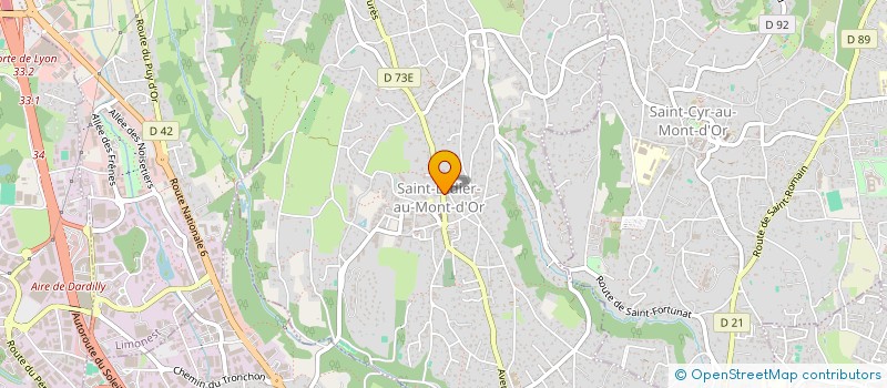 localisation de l'entreprise ASSOCIATION JUMELAGE PAROISSIAL  SAINT-DIDIER-AU-MONT-D'OR