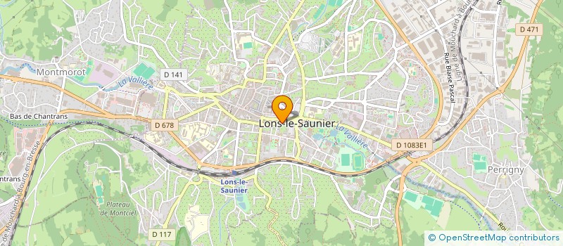 localisation de l'entreprise ASSOCIATION JURA MEDIATION à LONS-LE-SAUNIER