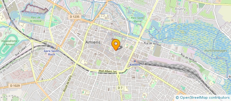 localisation de l'entreprise ASSOCIATION JURISTES PARTENAIRES  AMIENS