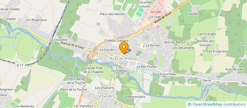 localisation de l'entreprise ASSOCIATION JUS DE POMME TOURAINE  AZAY-LE-RIDEAU