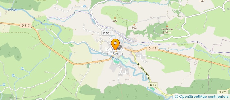 localisation de l'entreprise ASSOCIATION 'JUSQU'AU GOUT' à LA BASTIDE-DE-SEROU