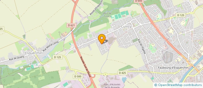 localisation de l'entreprise ASSOCIATION JUST ADDICT  CUINCY